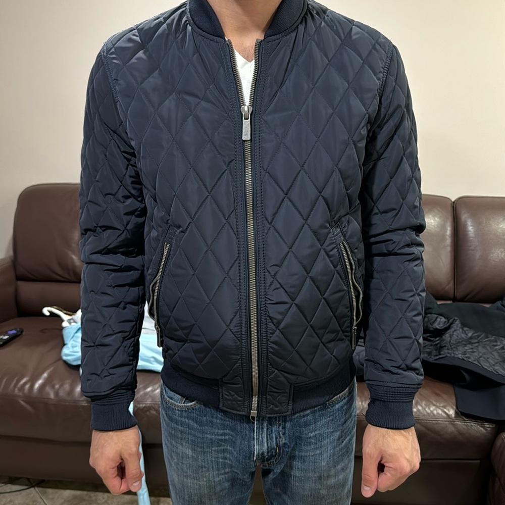 Navy Bomber Jacket